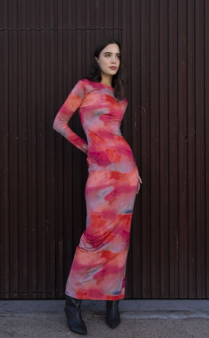 vestido estampado